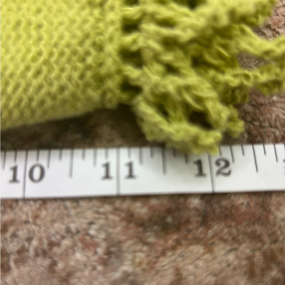 Coldwater Creek Lime Green Cardigan Sweater - Picture 5 of 6